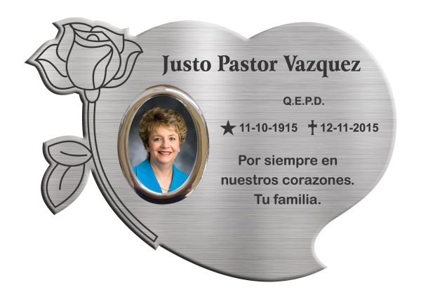 Corazón liso  cm.