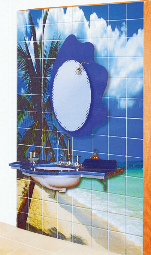 Cer?mica mort. con foto color o B. y N. Full Color (4 cer?micos)