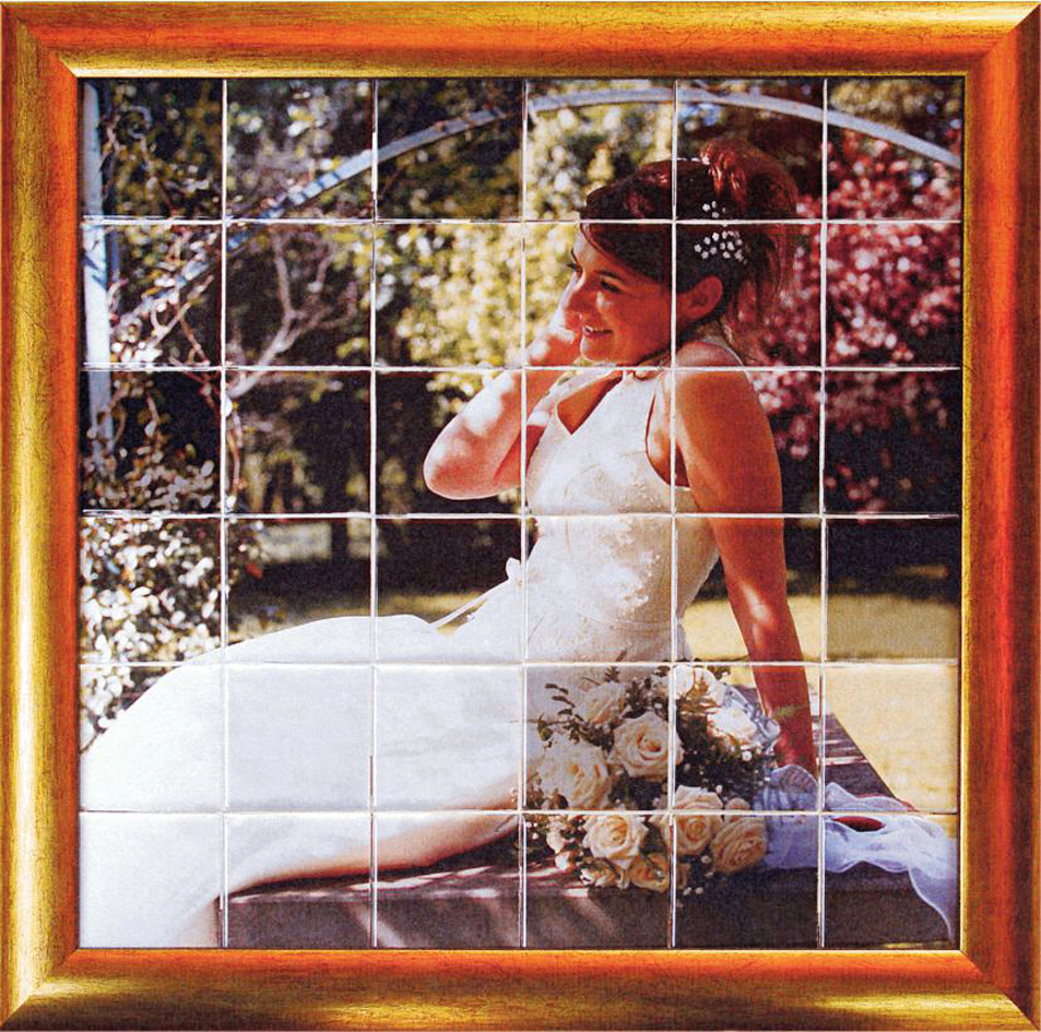 Cer?mica mort. con foto color o B. y N. Full Color (9 cer?micos)