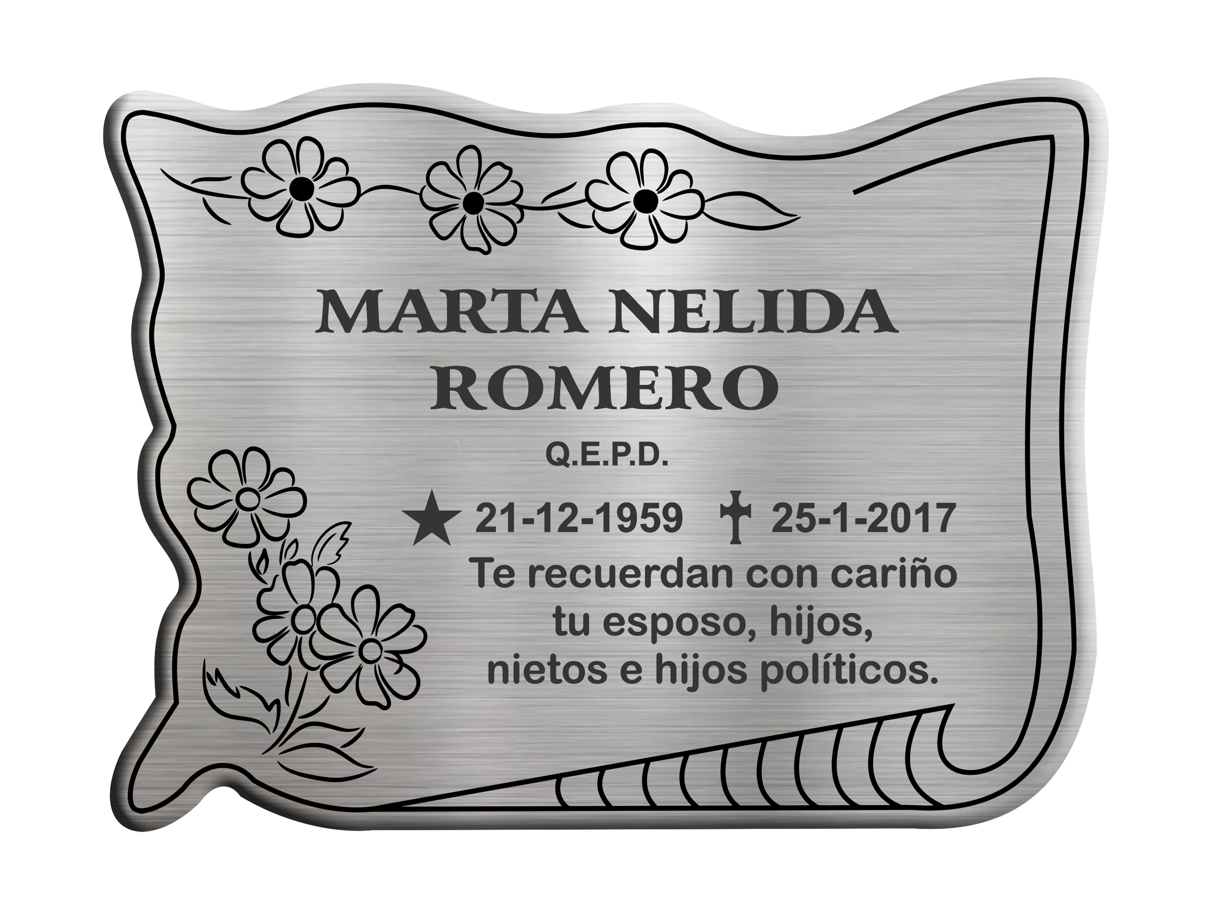 Diploma y Flores