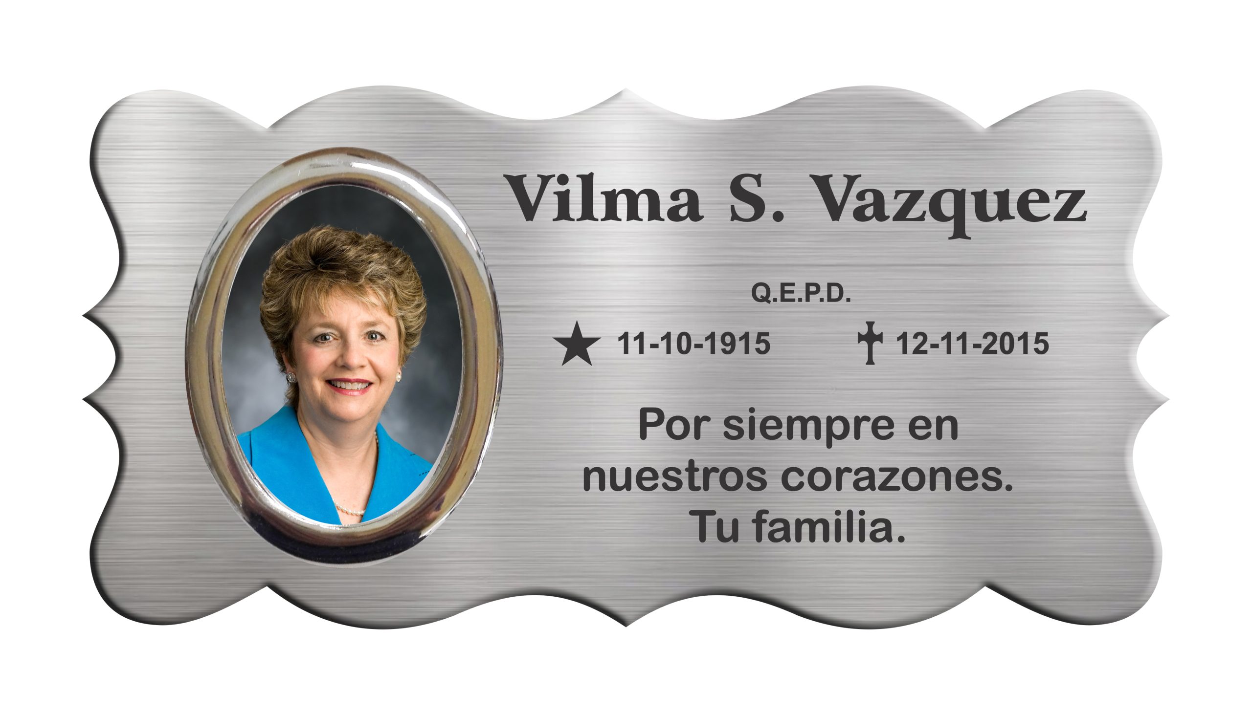 Modelo Ondulado c/foto y marco 9x12