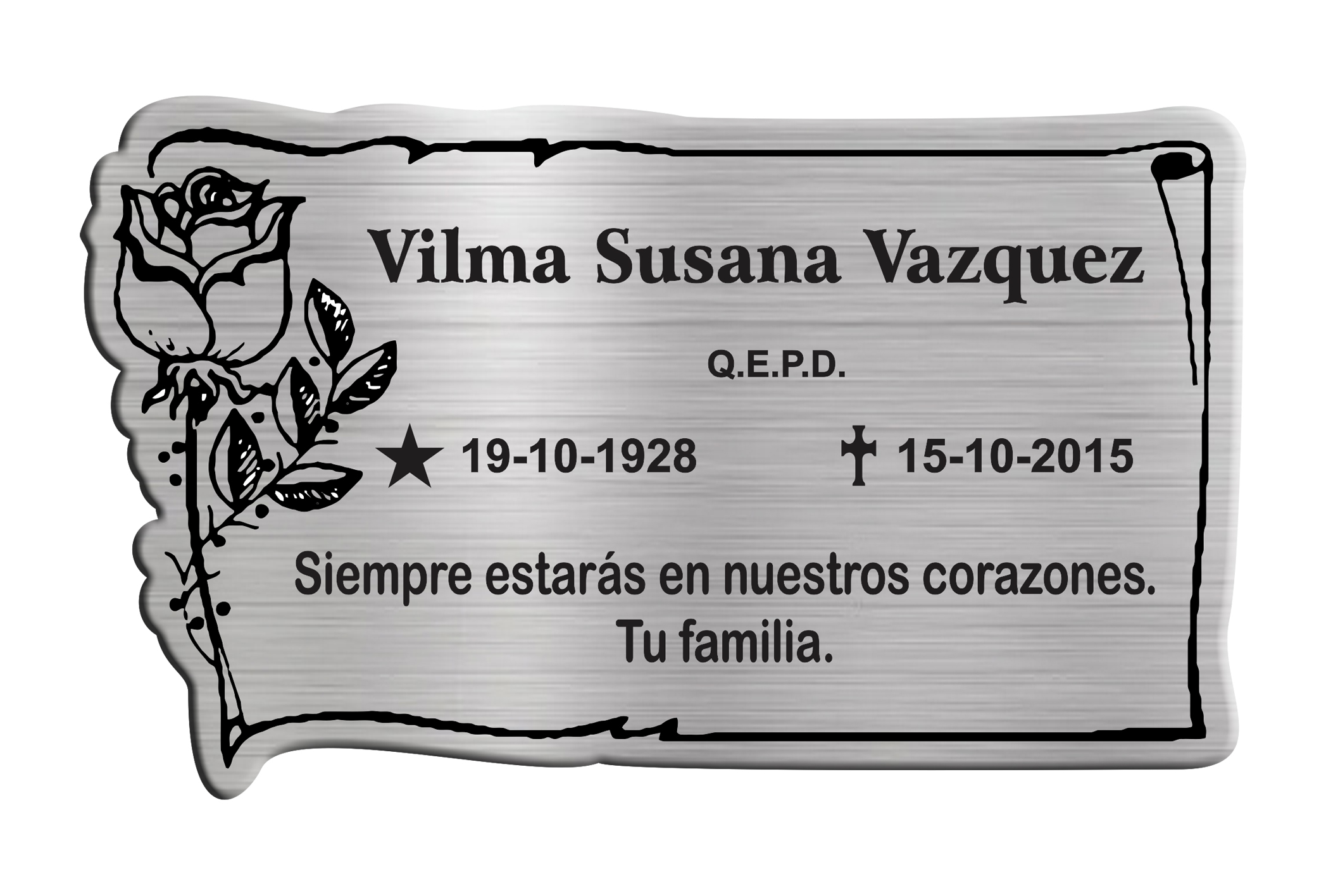 Diploma con Rosa